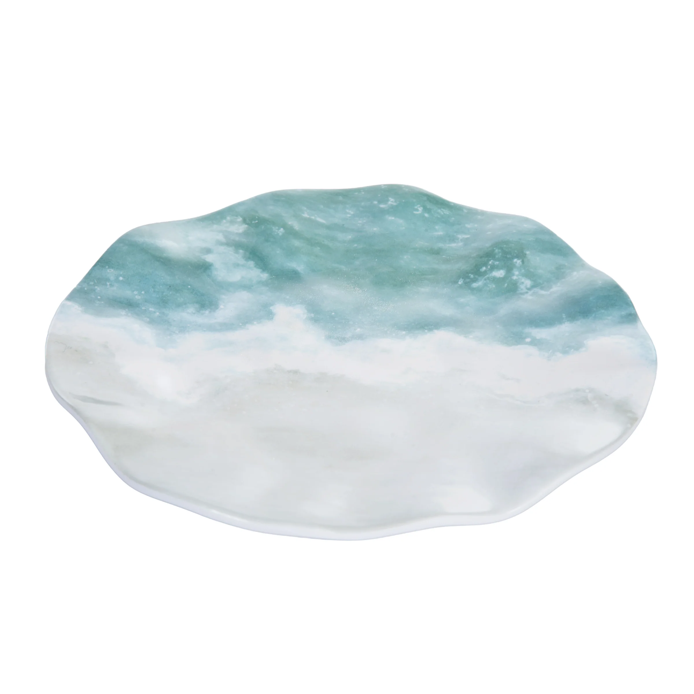 Beachcombers 9" Shoreline Melamine Salad Plates - Set of 4