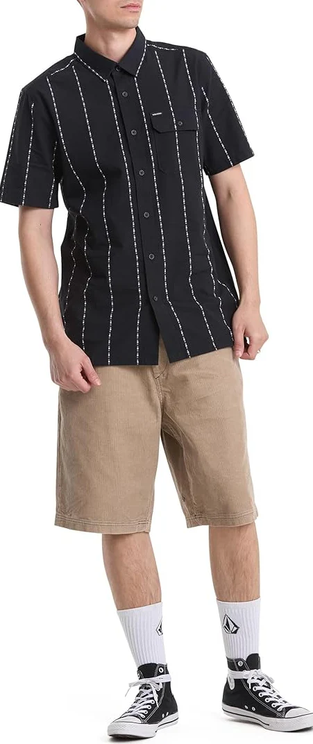 Volcom Mens Woven Whitworth Short Sleeve T-Shirt - Image 3