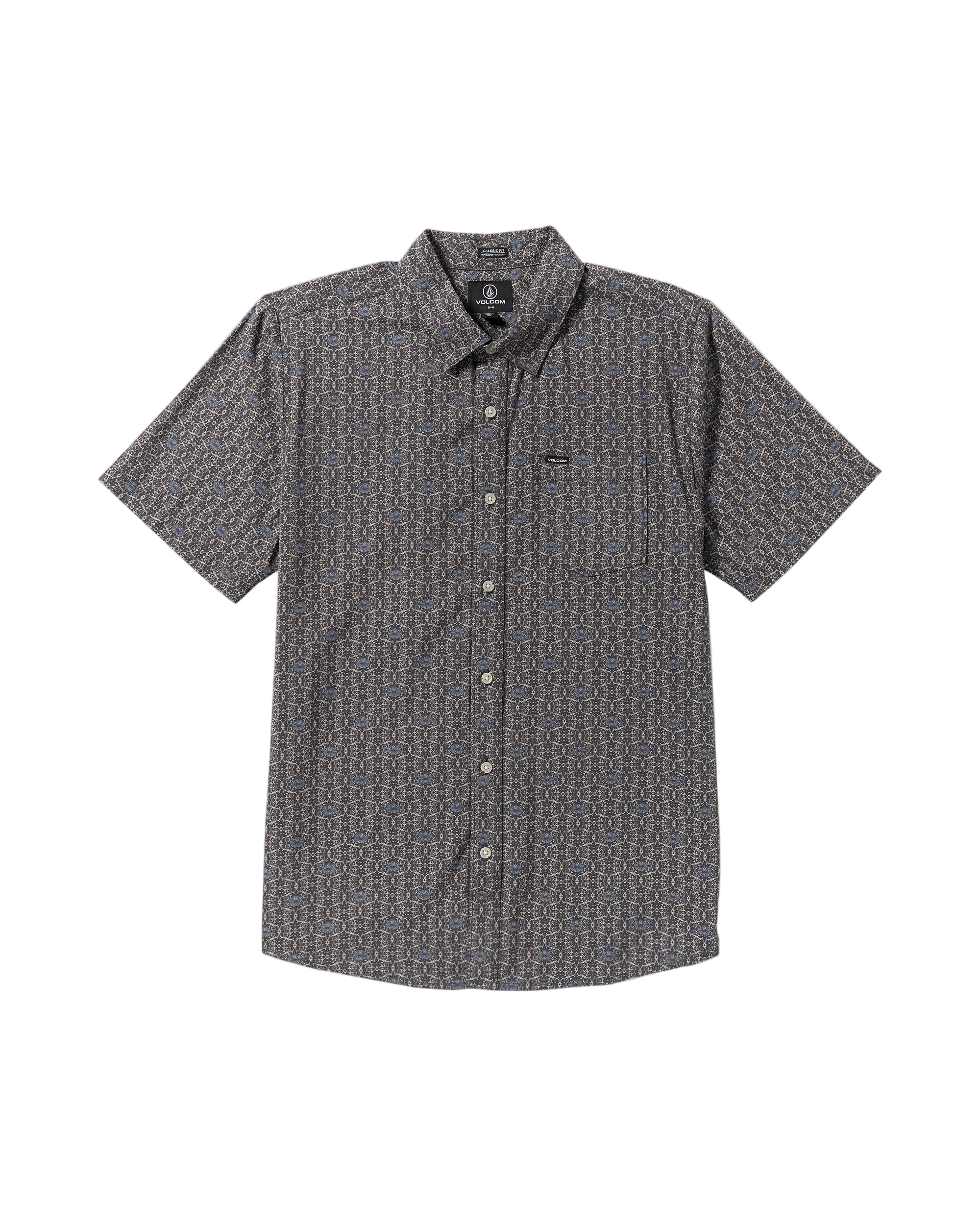 Volcom Mens Scaler Stone Short Sleeve Shirt