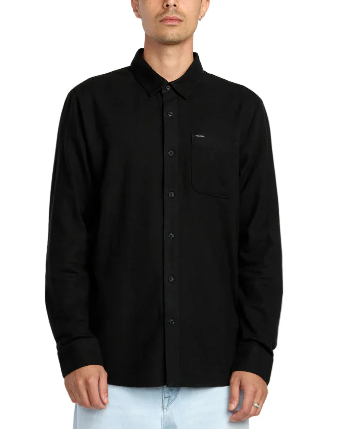 Volcom Mens Caden Solid Long Sleeve Shirt - Image 2