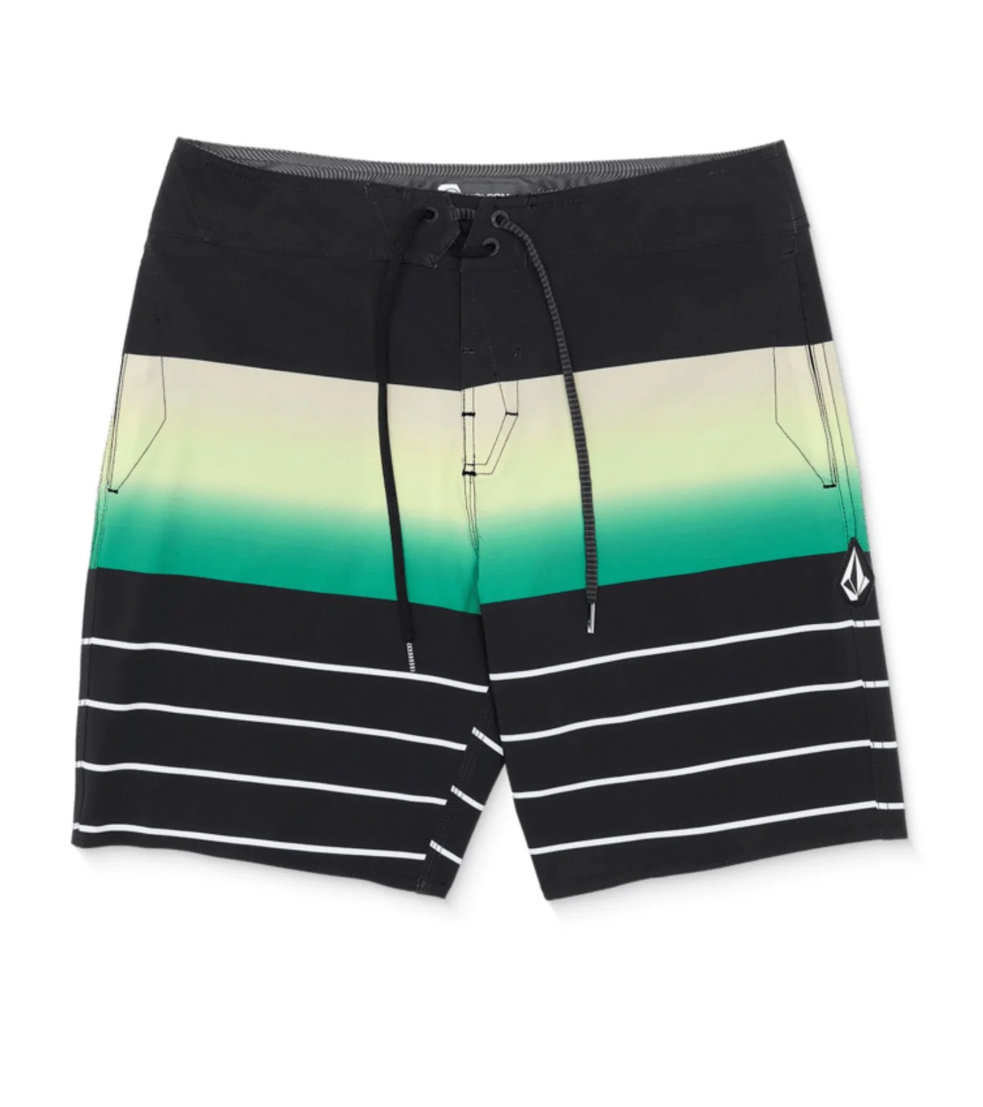 Volcom Mens Quarta Fade Mod-Tech 19" Boardshorts - Image 2
