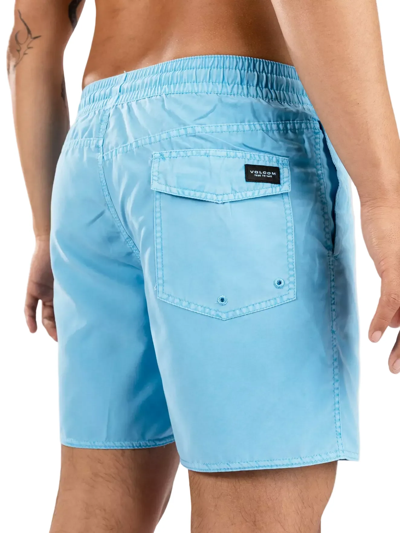 Volcom Mens Center Elastic Waist 17" Trunks - Image 5