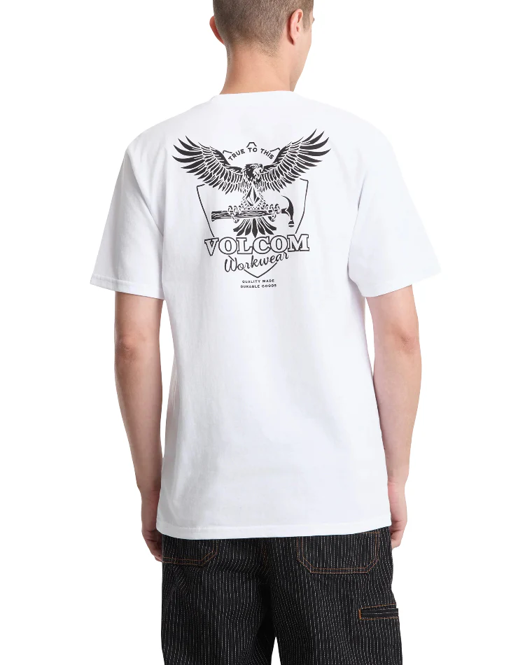 Volcom Mens Hammered Split Short Sleeve T-Shirt - Image 2