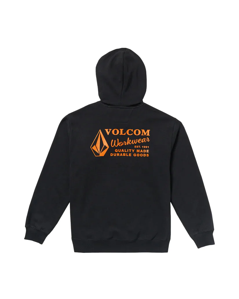 Volcom Mens Workwear Pullover Hoodie Sweatshirt - Image 2