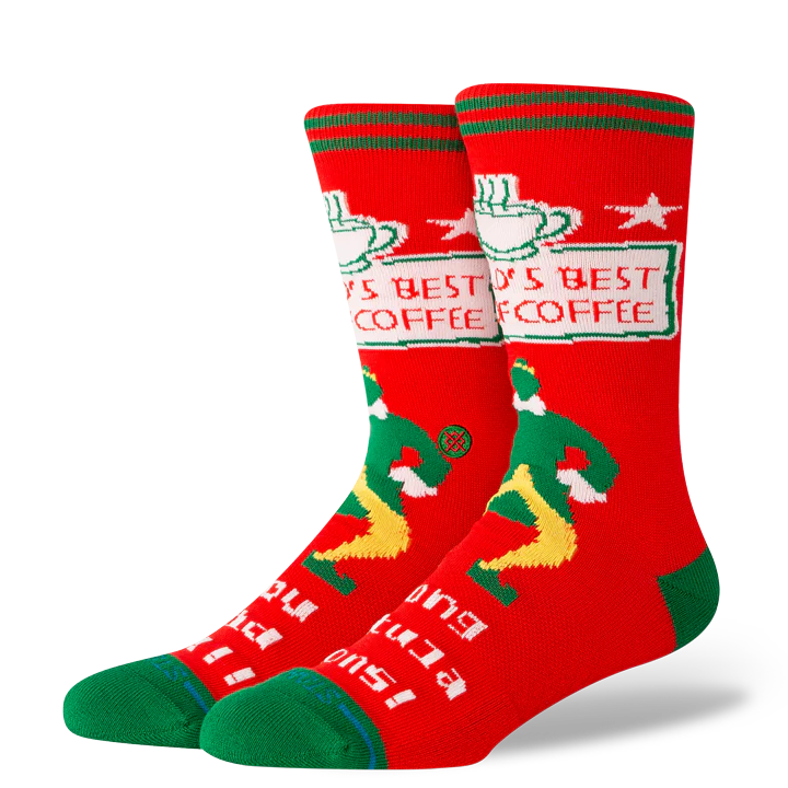 Stance Mens Elf X Stance Crew Socks