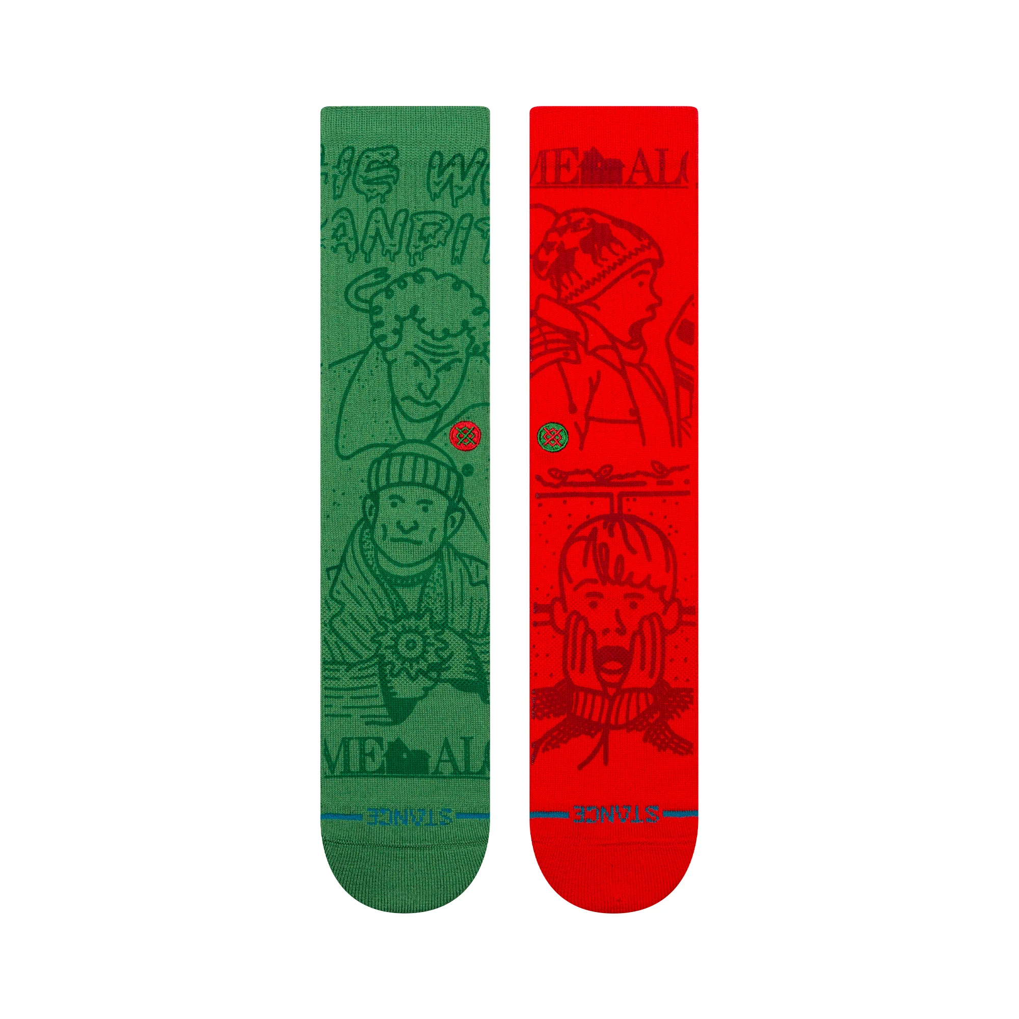Stance Mens Home Alone X Stance Crew Socks - Image 2