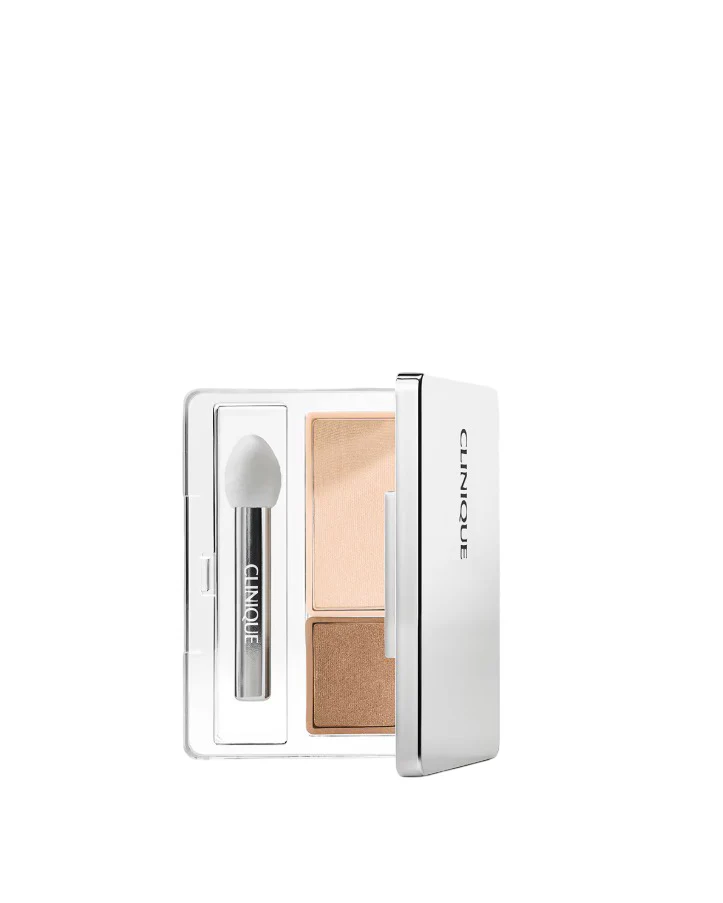 Clinique All About Shadow Duo Eye Shadow Palette - Ivory Bisque/Bronze Satin