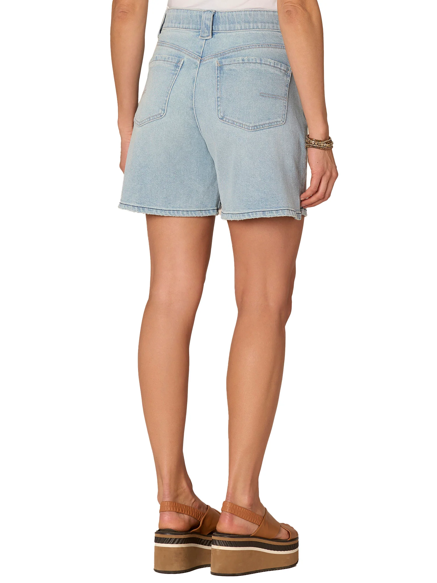 Democracy Womens "AB" Leisure Skyrise Drawstring Shorts - Image 2