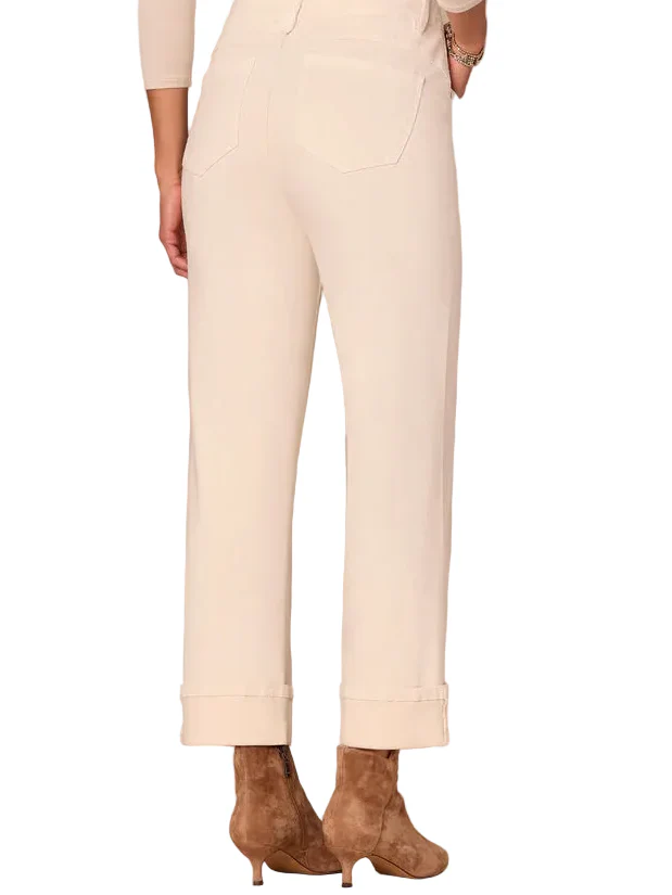 Democracy Womens "Ab"solution High Rise Round Up Embroidered Pocket Boyfriend Jeans - Image 4