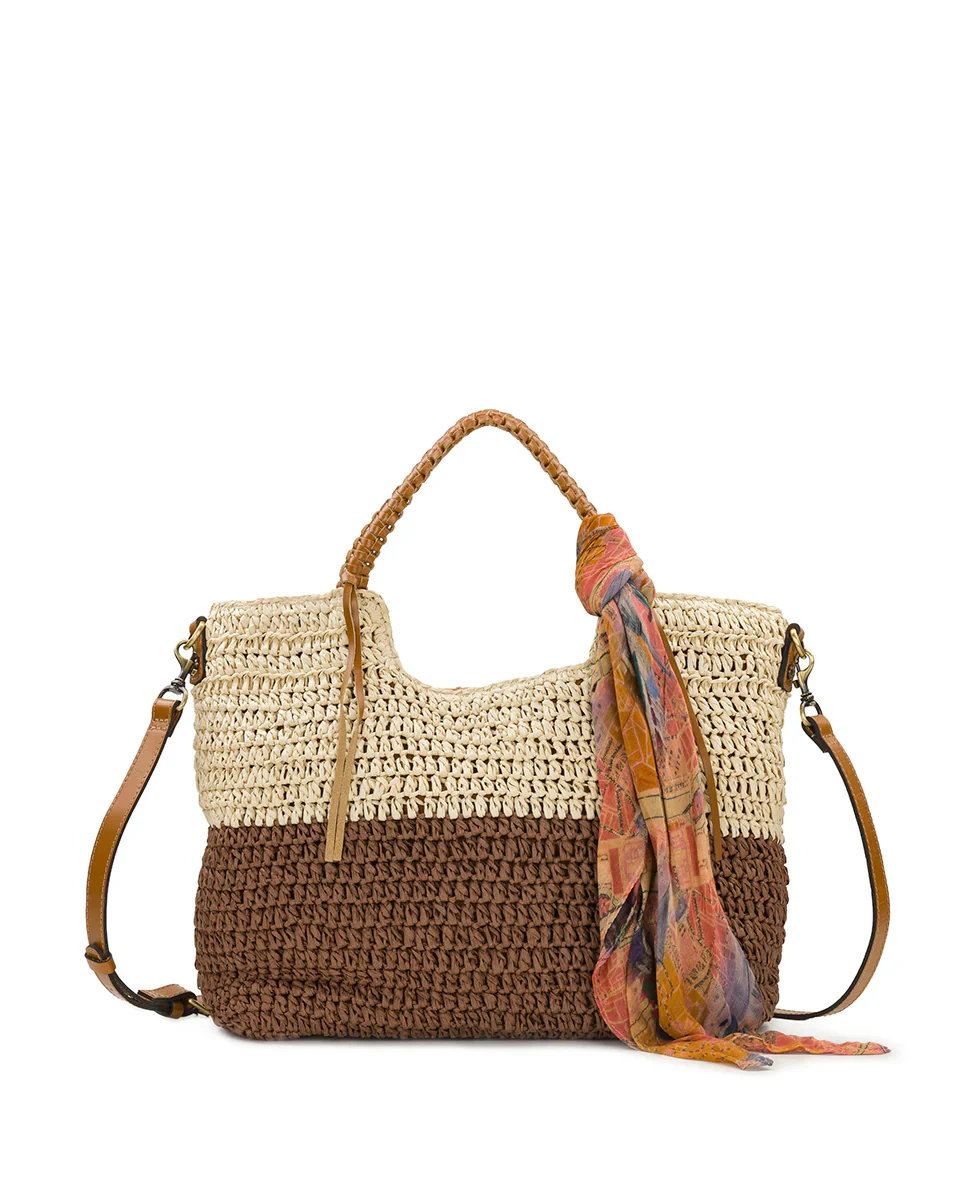 Patricia Nash Gabriella Tote Handbag With Scarf