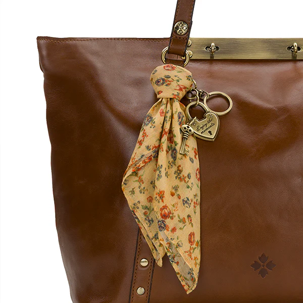 Patricia Nash Mini Heart Lock Scarf Bag Charm - Image 2