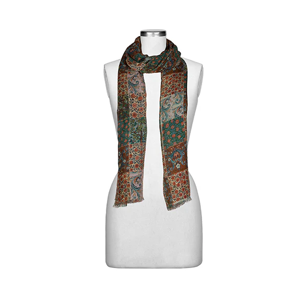 Patricia Nash Nordic Quilted Patchwork Scarf - Image 2
