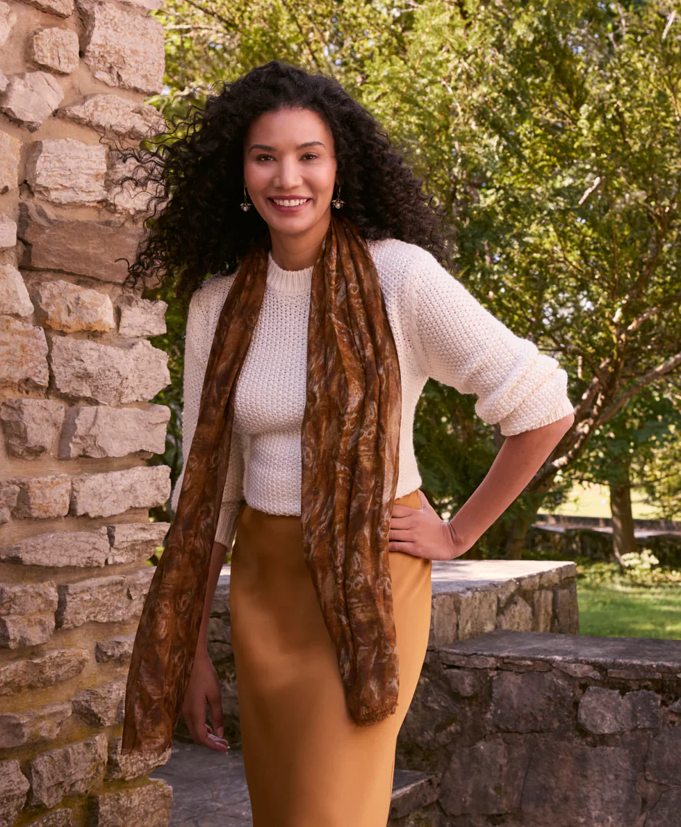 Patricia Nash Owl Print Scarf - Image 4