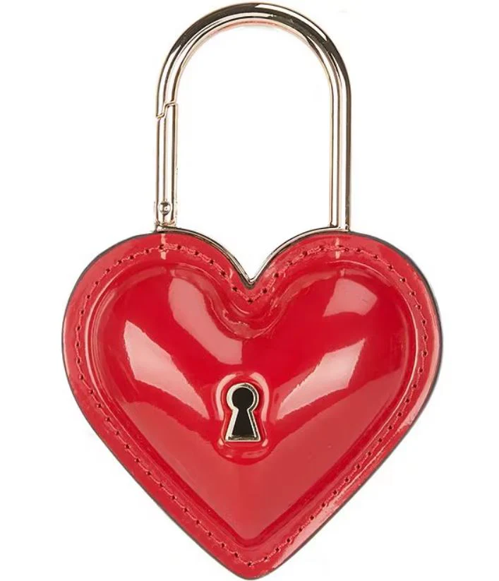 Kate Spade Key to My Heart Patent Leather Bag Charm