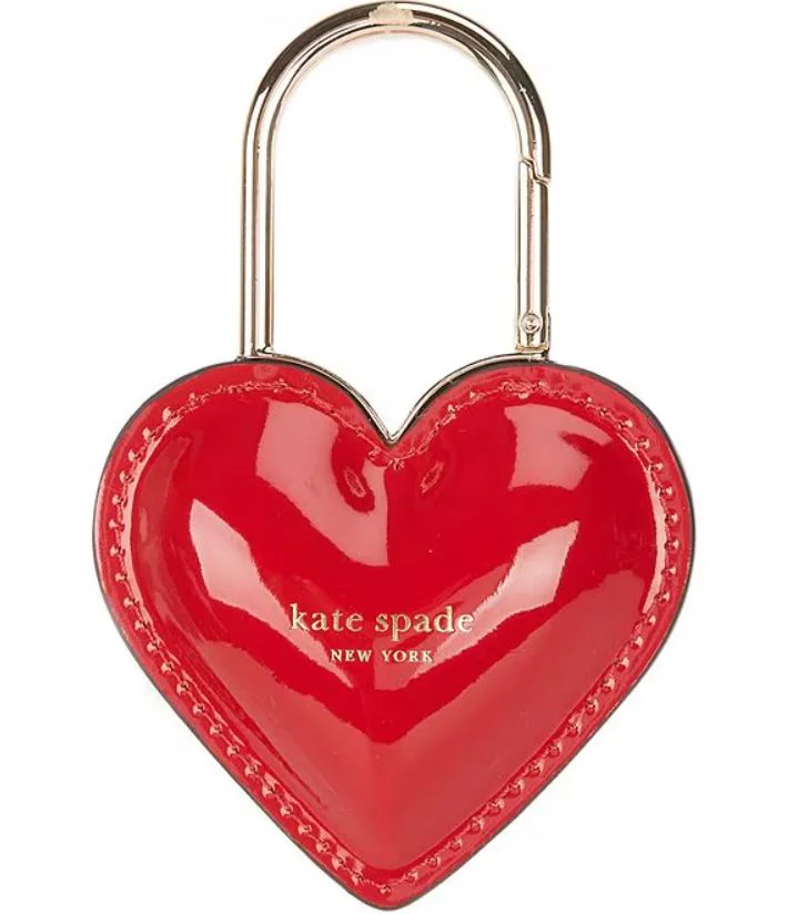 Kate Spade Key to My Heart Patent Leather Bag Charm - Image 2