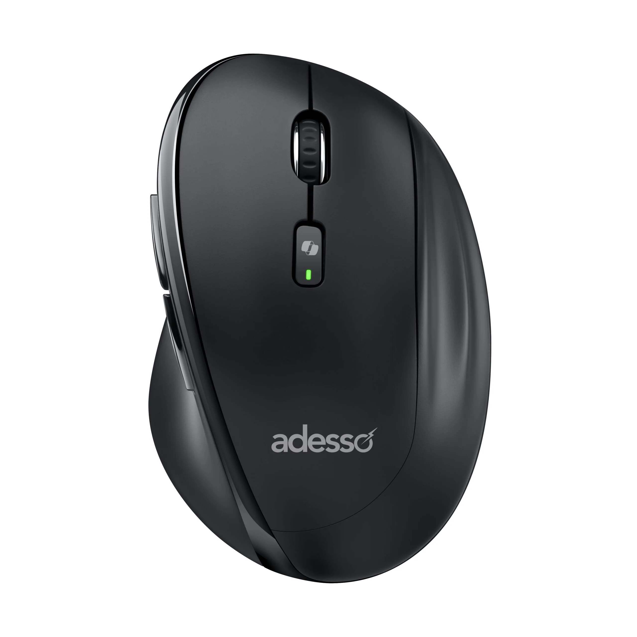 Adesso iMouse A60 Bluetooth 2.4Ghz RF Wireless Ergonomic Mouse with Copilot AI Button