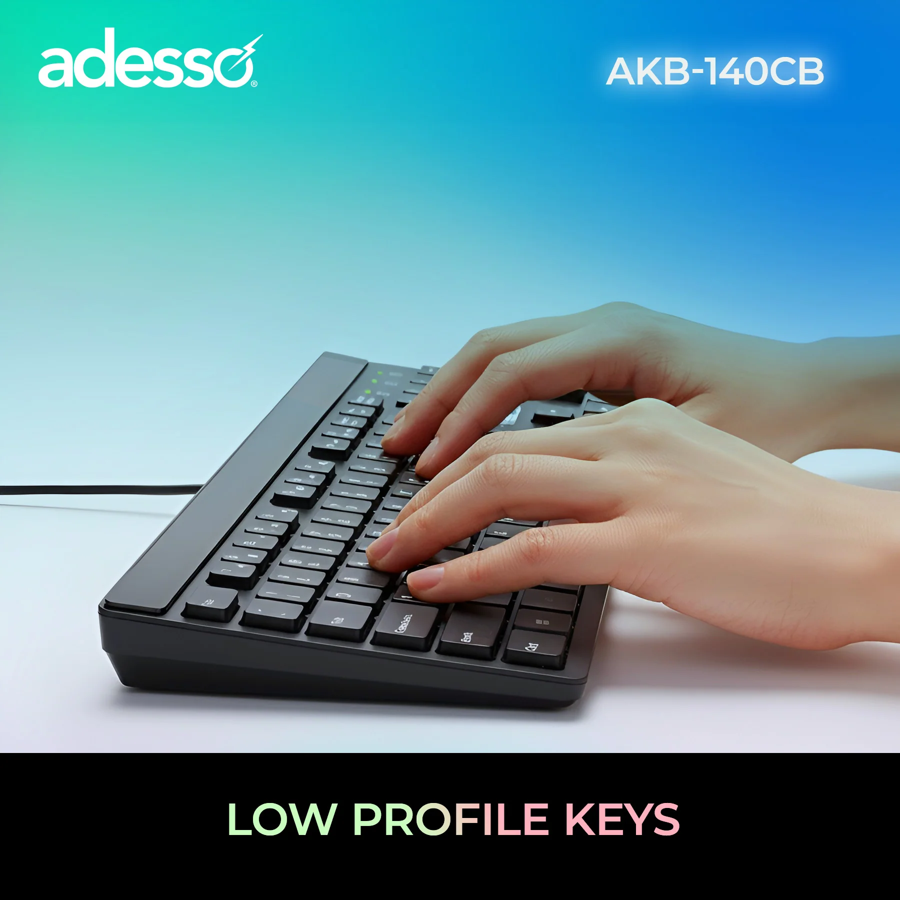Adesso AKB-140CB USB Keyboard & Mouse Combo - Image 7