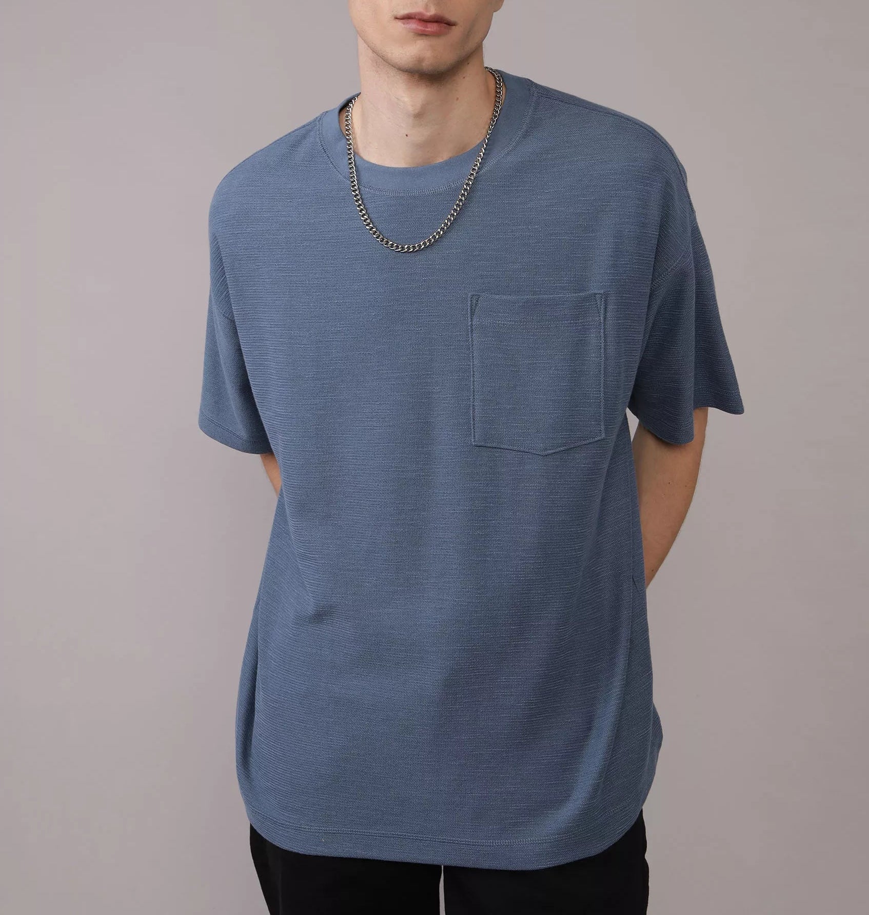 American Eagle Mens AE 24/7 Oversized Short Sleeve T-Shirt - Image 3