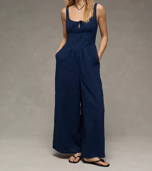 American Eagle Women AE Catie Corset Jumpsuit - Image 3