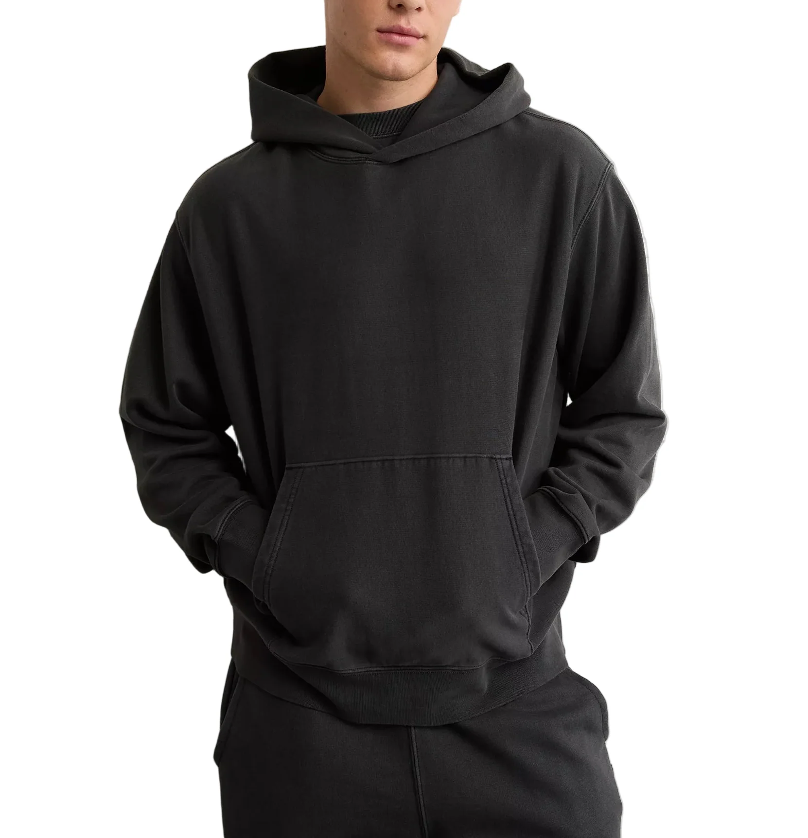 American Eagle Mens AE Laidback Luxe Heavyweight Hoodie Sweatshirt - Image 3