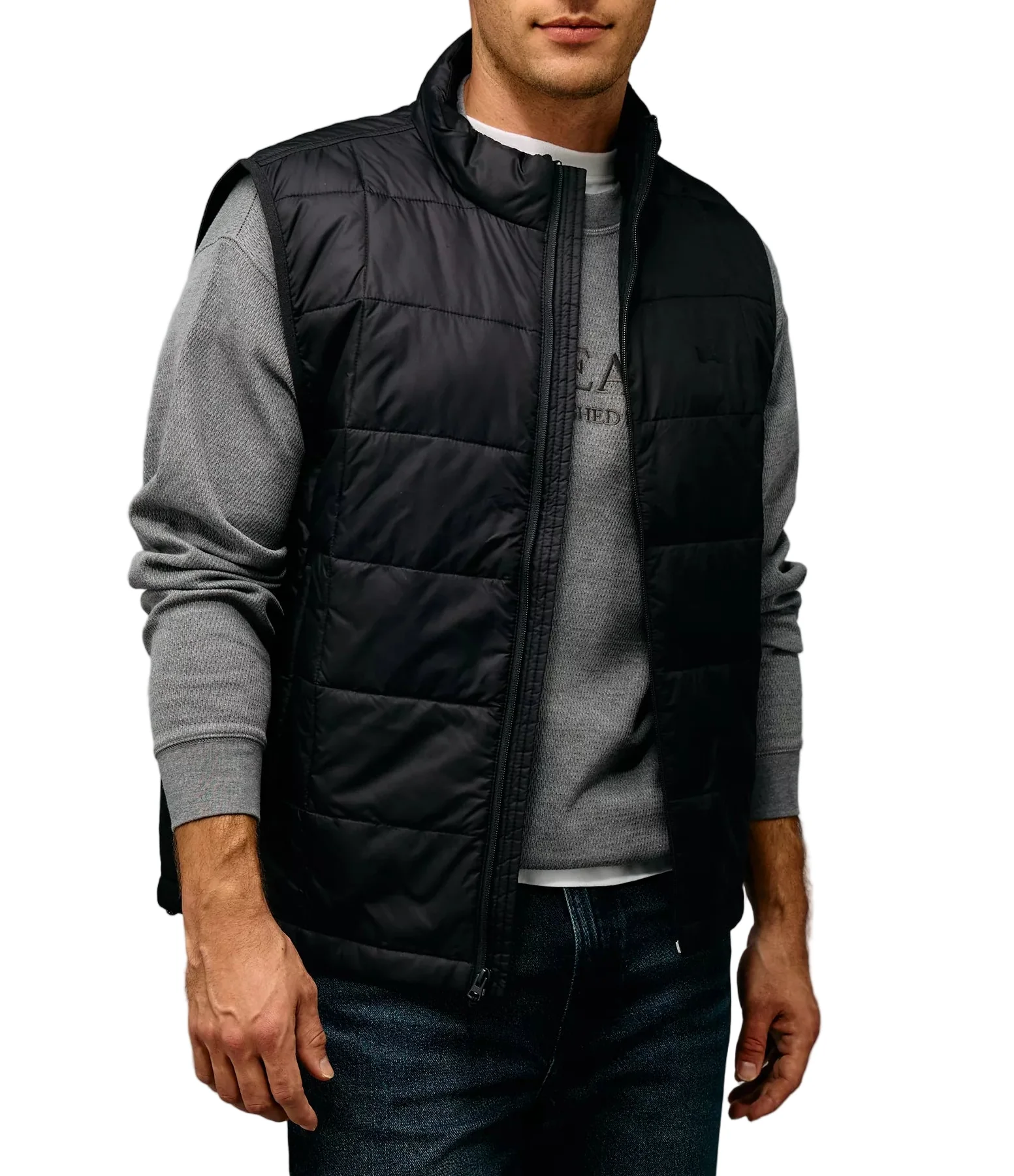 American Eagles Mens AE Lightweight Puffer Vest Jacket - Image 3