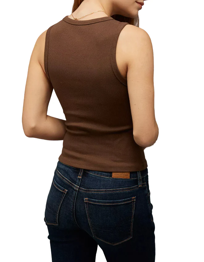 American Eagle Womens AE Main Squeeze Muscle Tank Top - Image 4
