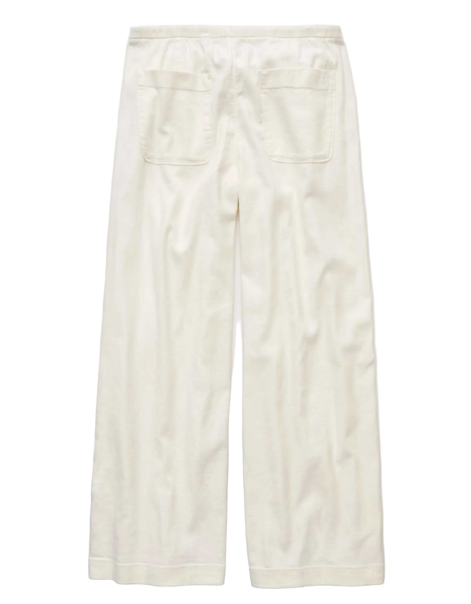 American Eagle Womens AE Low-Rise Linen-Blend Pull-On Pants - Image 2