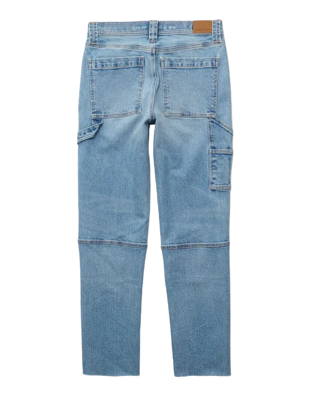 American Eagle Womens AE Strigid Low-Rise Baggy Straight Jeans - Image 2