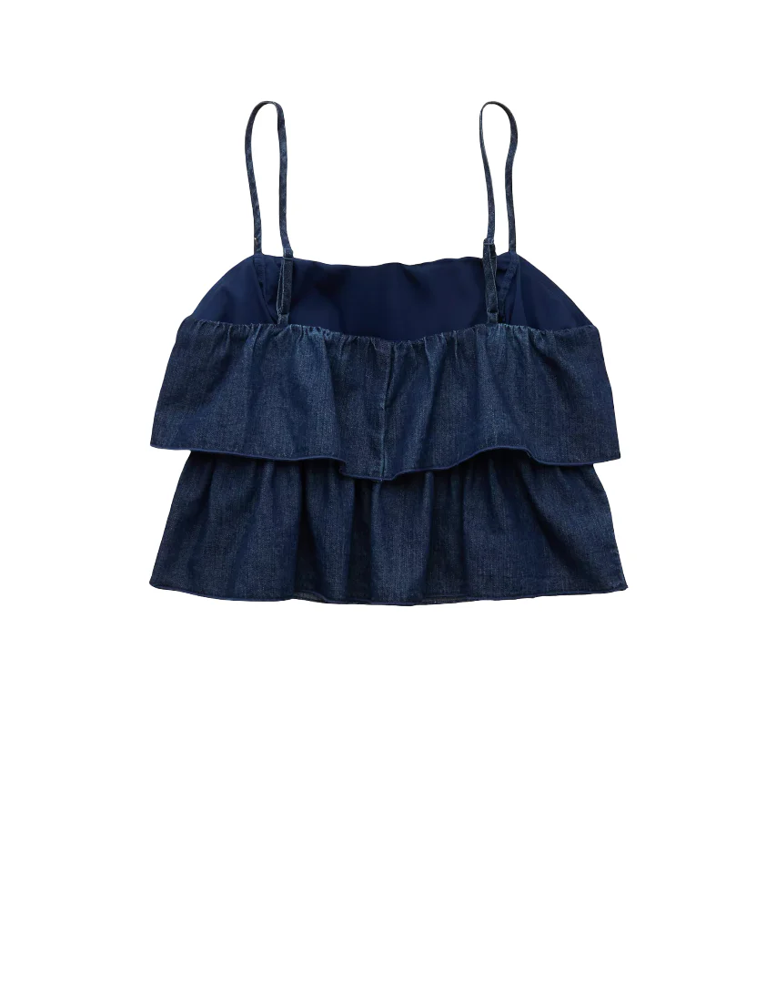 American Eagle Womens AE Tiered Pintuck Cami Top - Image 2