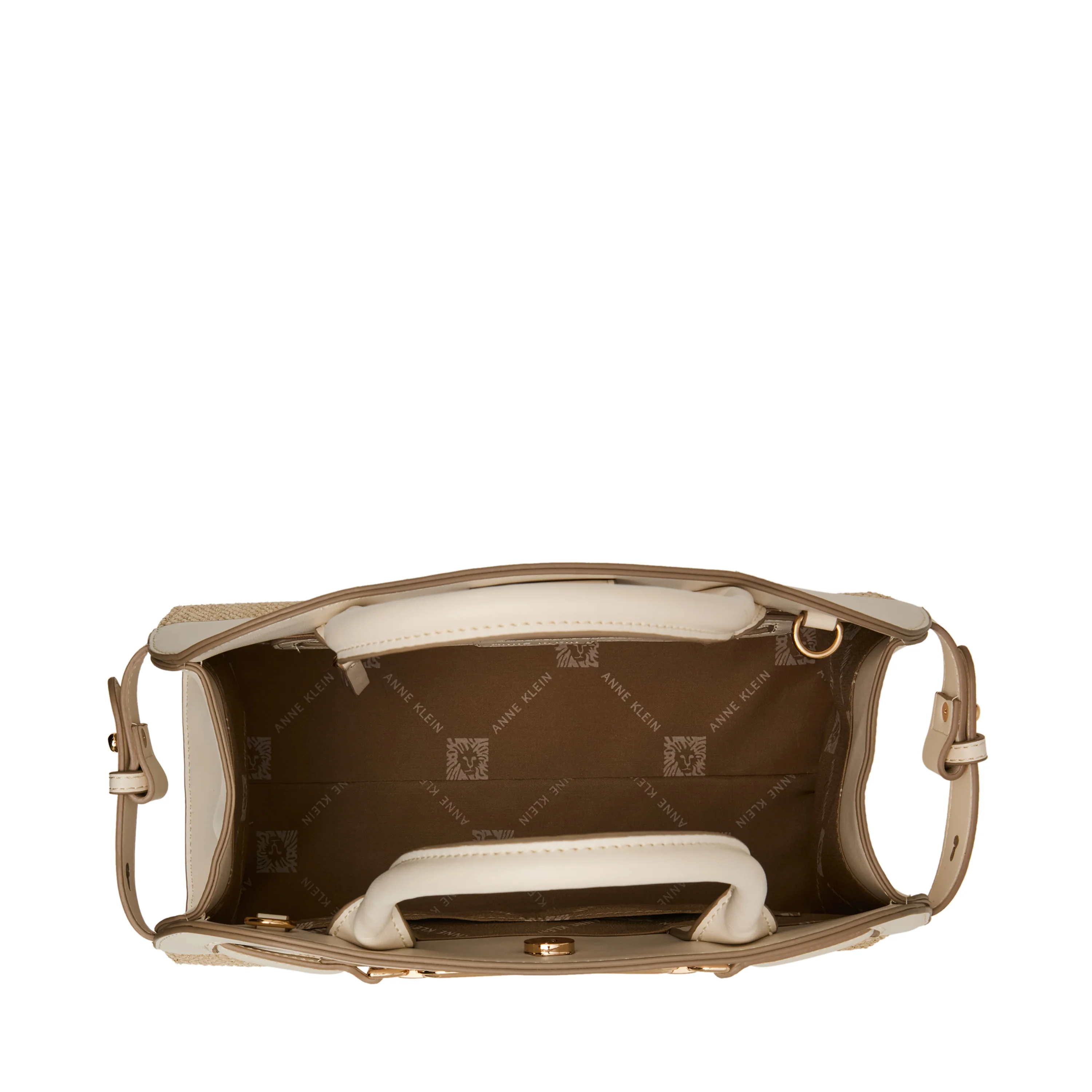 Anne Klein Straw Satchel Handbag - Image 6