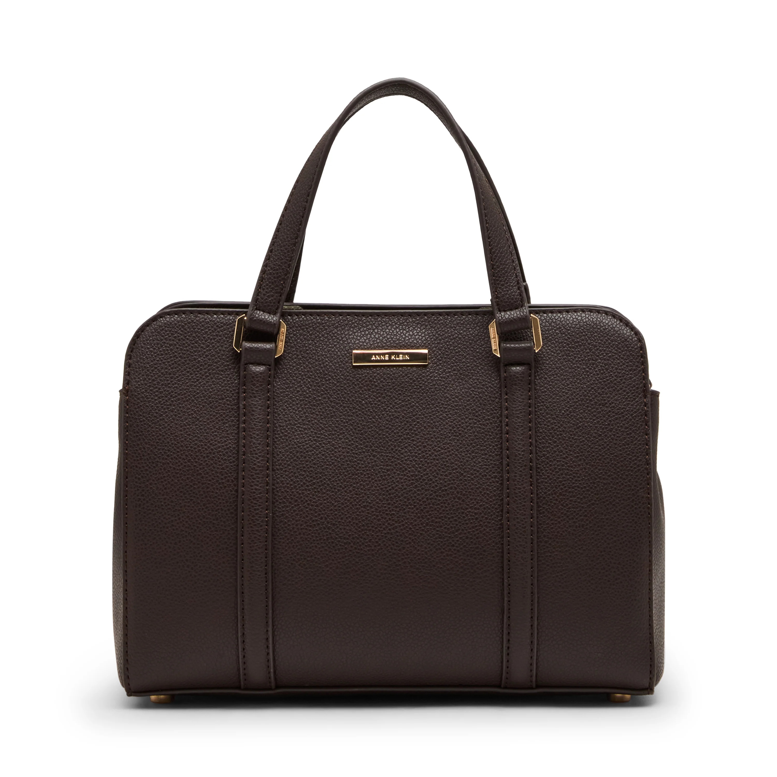 Anne Klein Small Triple Compartment Satchel Handbag - Image 2