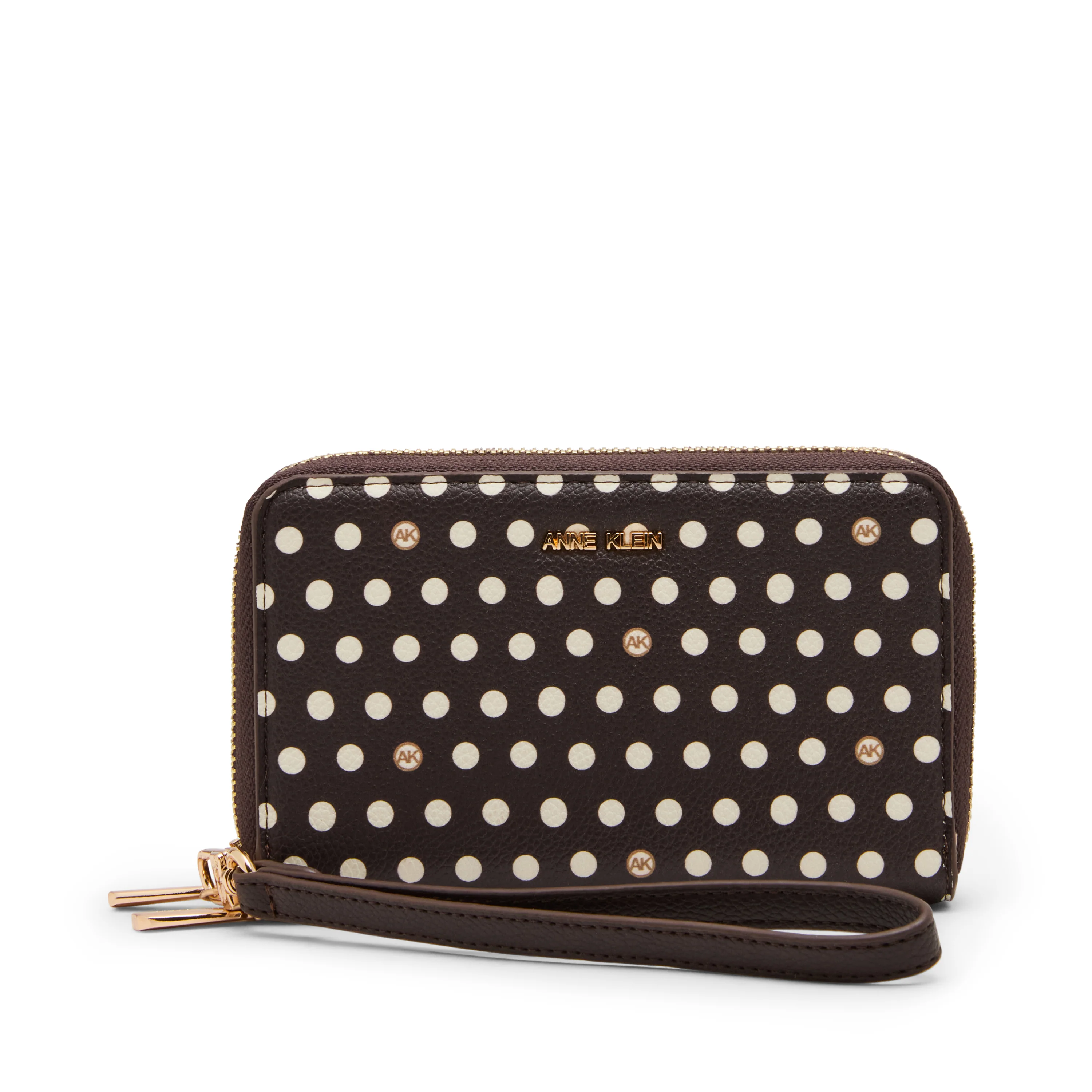 Anne Klein Double Zip Around Wallet