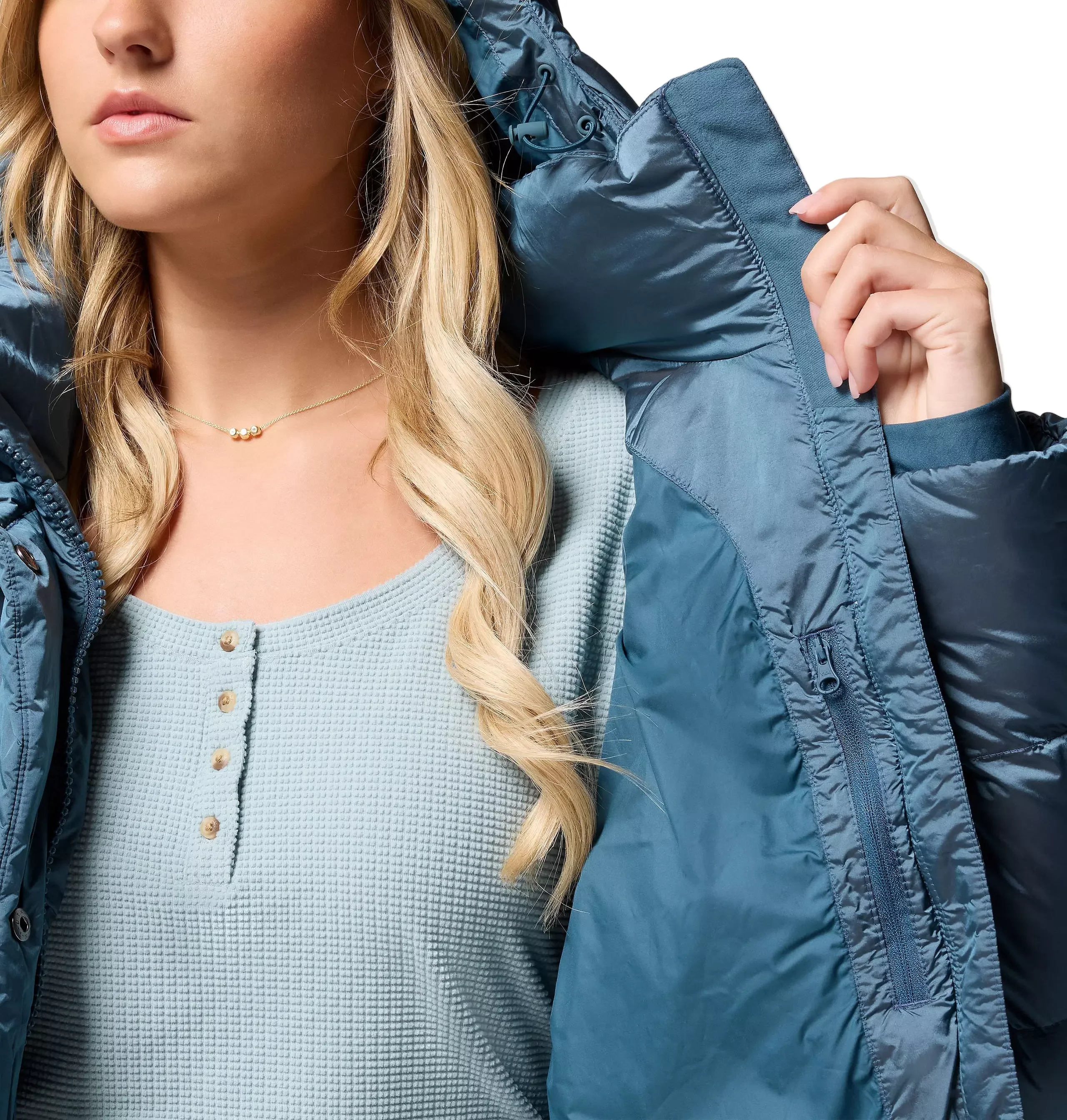 Columbia Womens Amaze Puff Hooded Jacket - Image 3