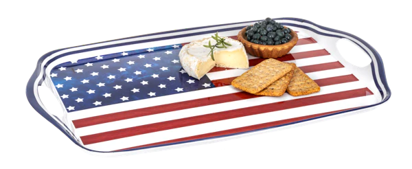 Ganz American Flag Serving Tray - Image 3