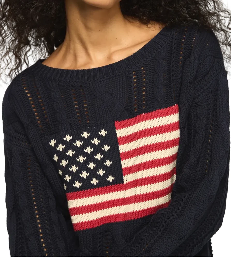 Lucky Brand Womens American Pullover Sweater - Image 2