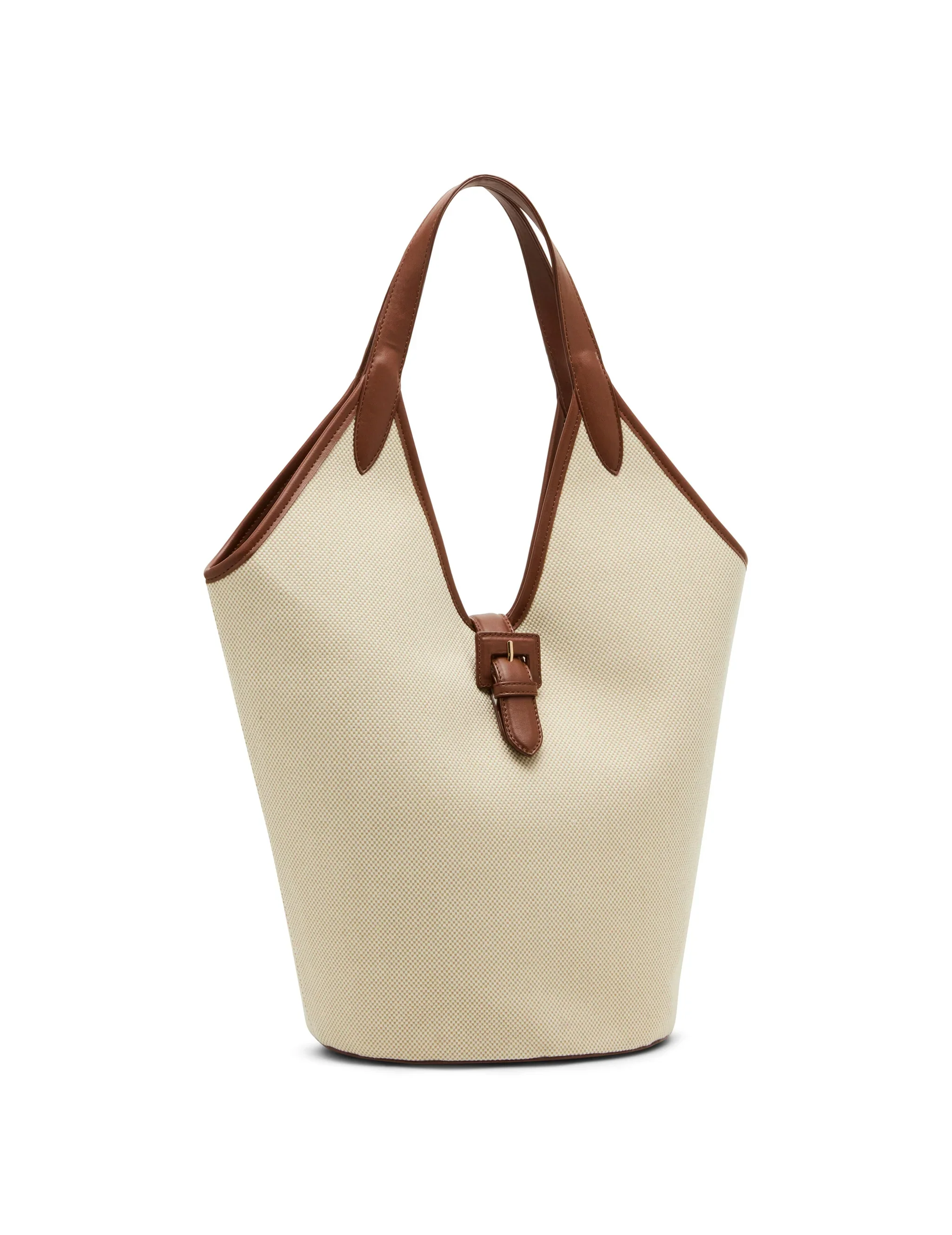 Anne Klein Angular Canvas Hobo Handbag - Image 2