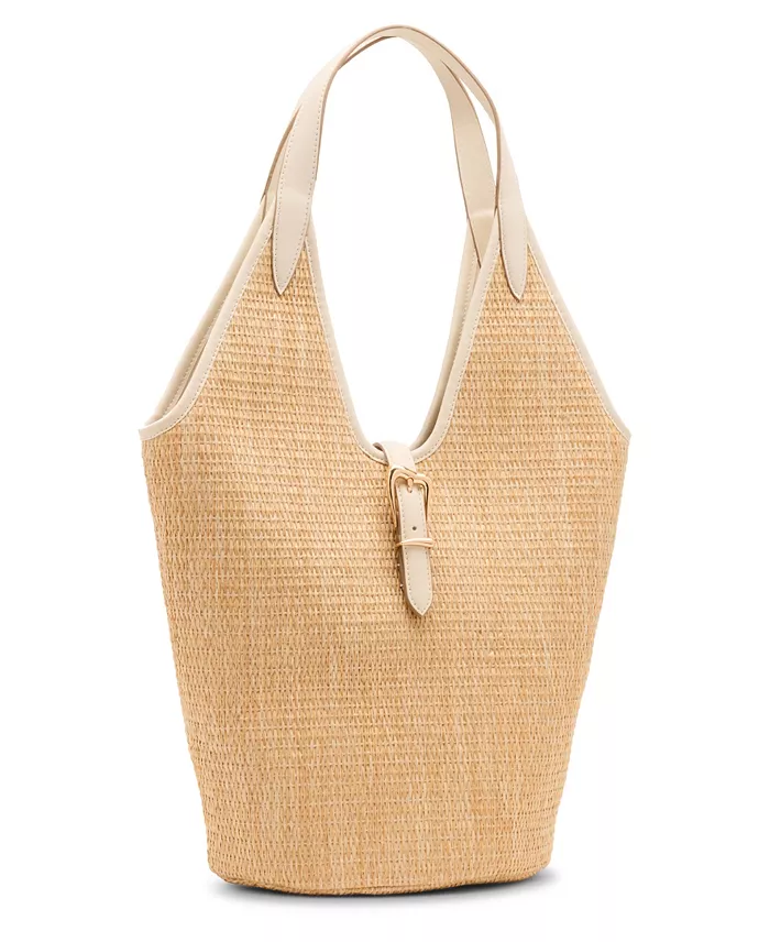 Anne Klein Angular Hobo Handbag With Pouch - Image 3