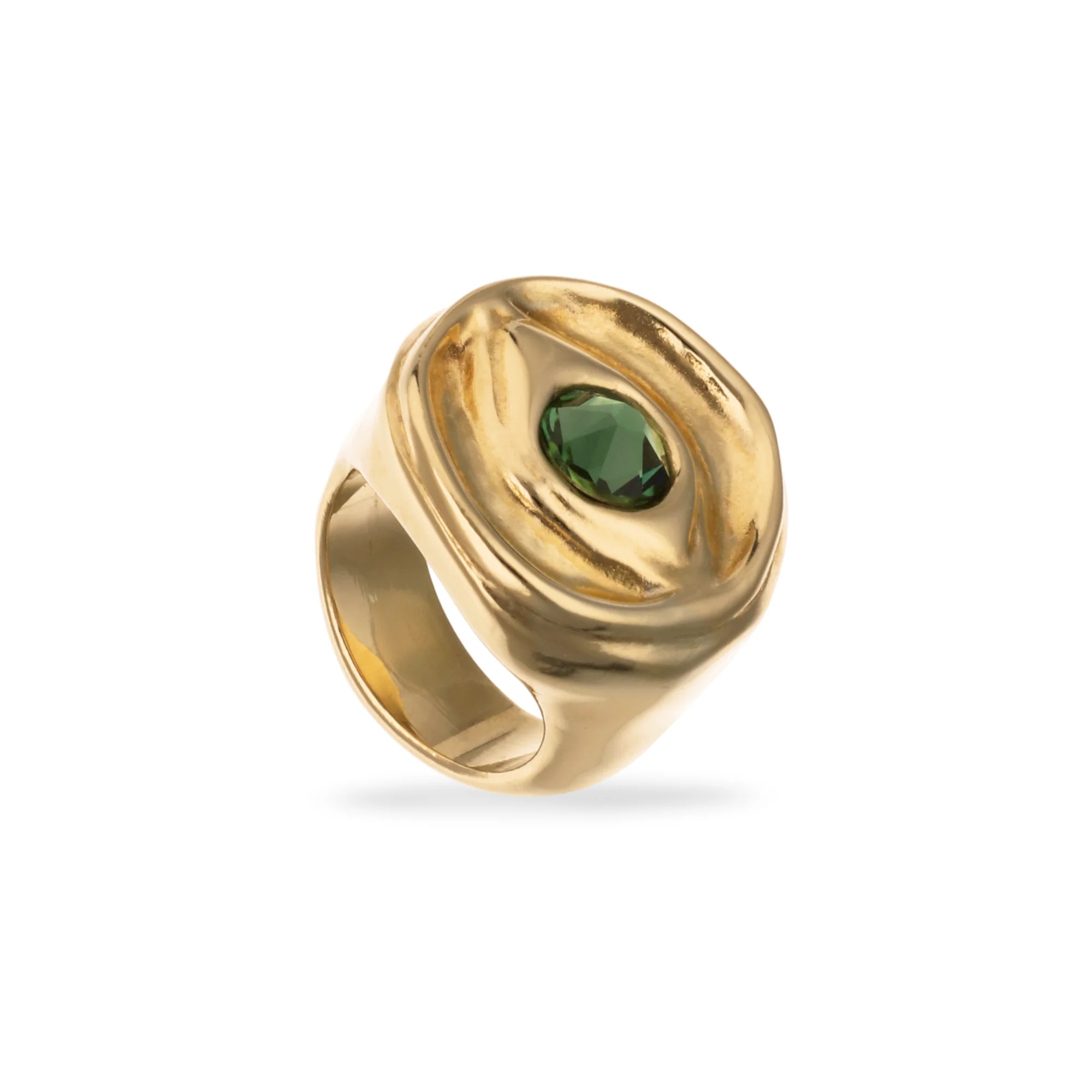 UNOde50 Ser Intuitiva Gold-Plated Ring - Size 9.5 - Image 2