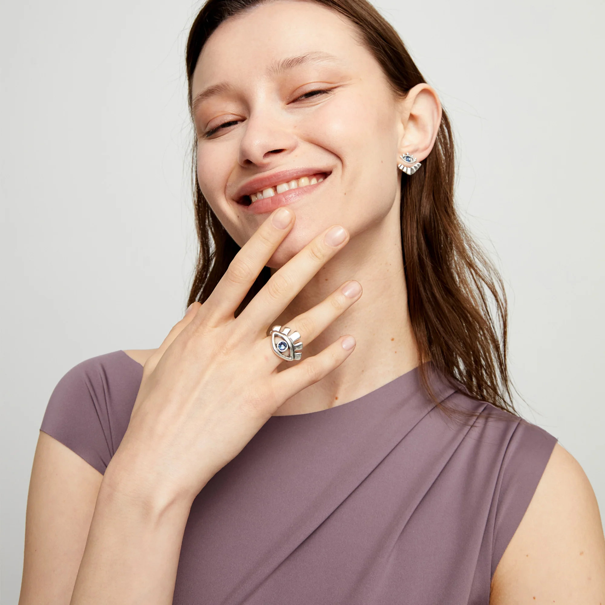 UNOde50 Ser Intuitiva Silver-Plated Ring - Size 8.5 - Image 4