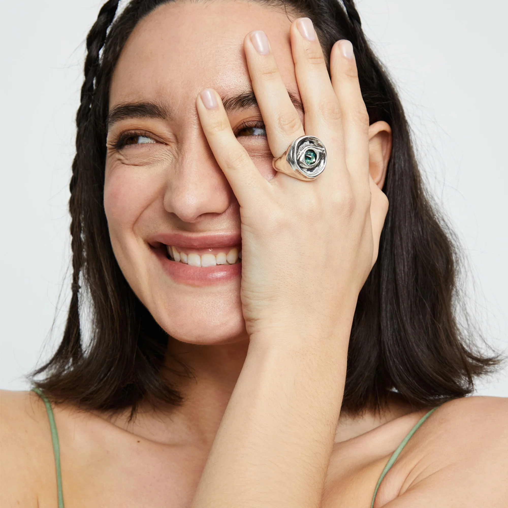 UNOde50 Ser Intuitiva Silver-Plated Ring - Size 9.5 - Image 4