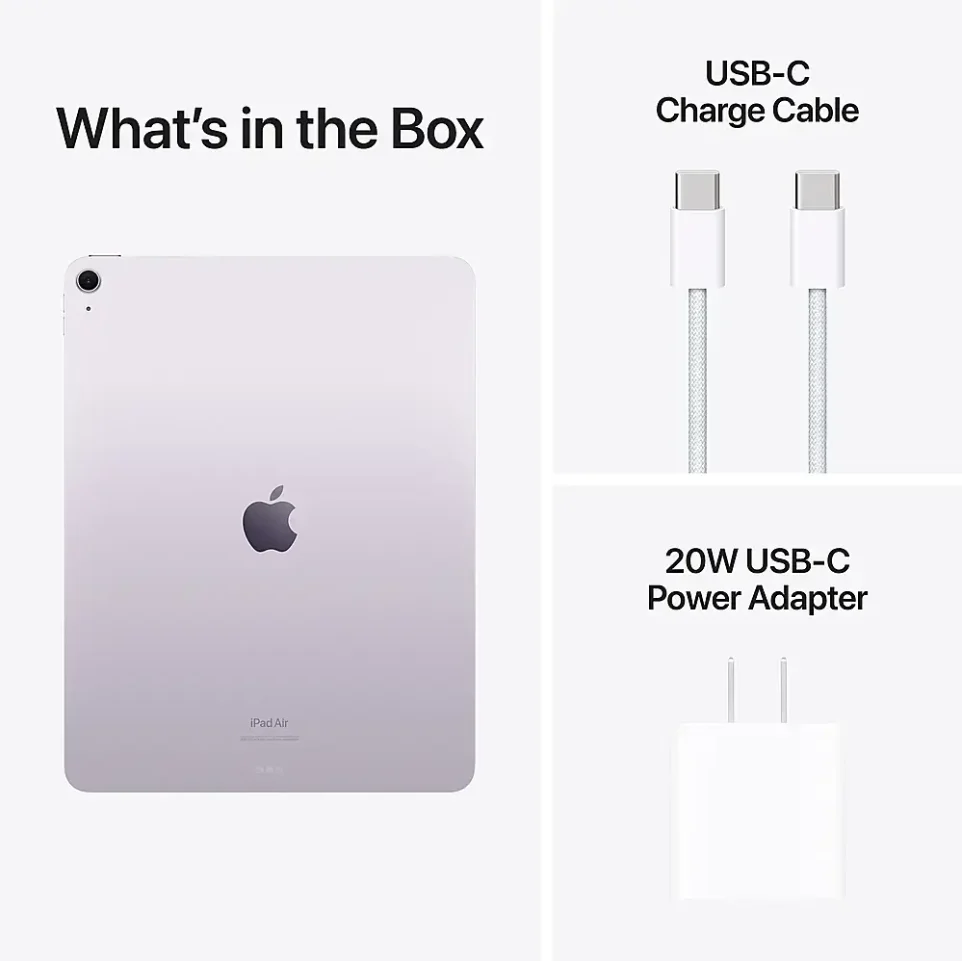 Apple 13-Inch iPad Air M2 Chip Built For Apple Intelligence Wi-Fi + Cellular 1TB - Purple - Image 8