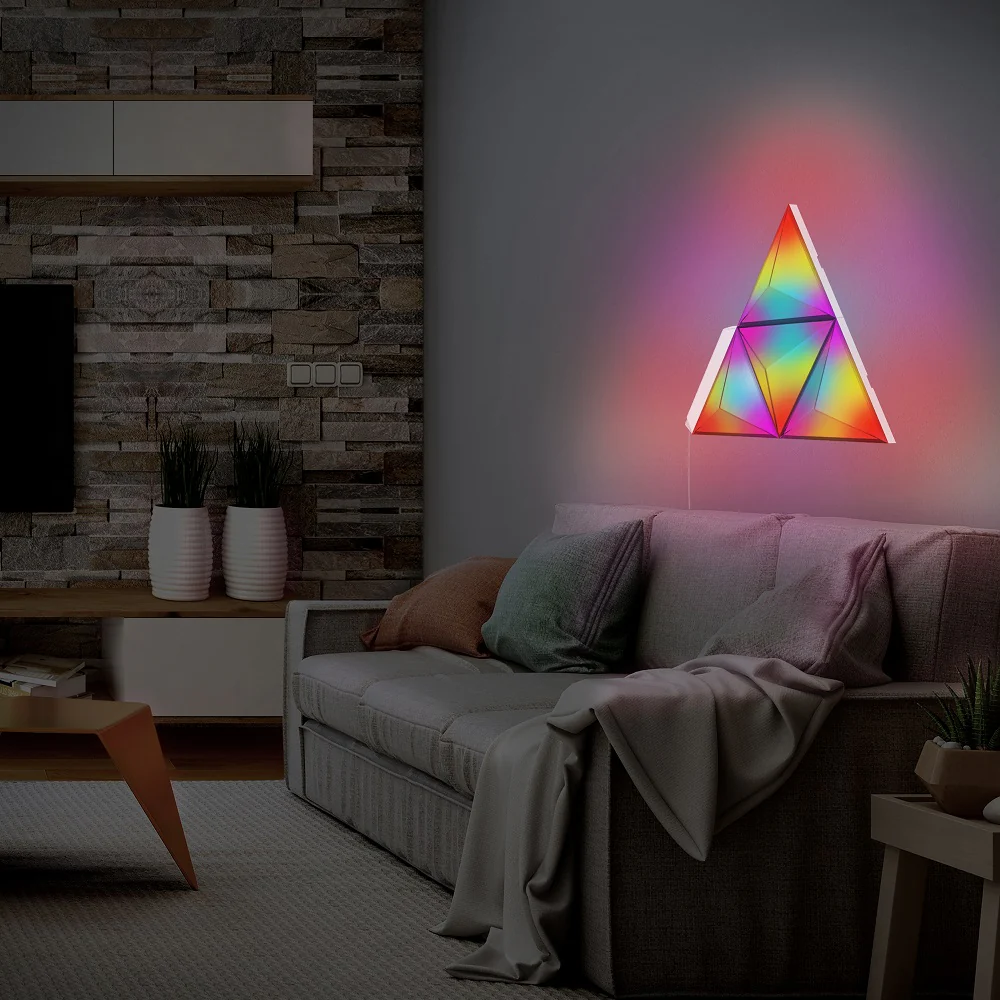 Monster Smart Illuminessence Prism Starter Kit – Modular 3D LED Art Panels - Image 6