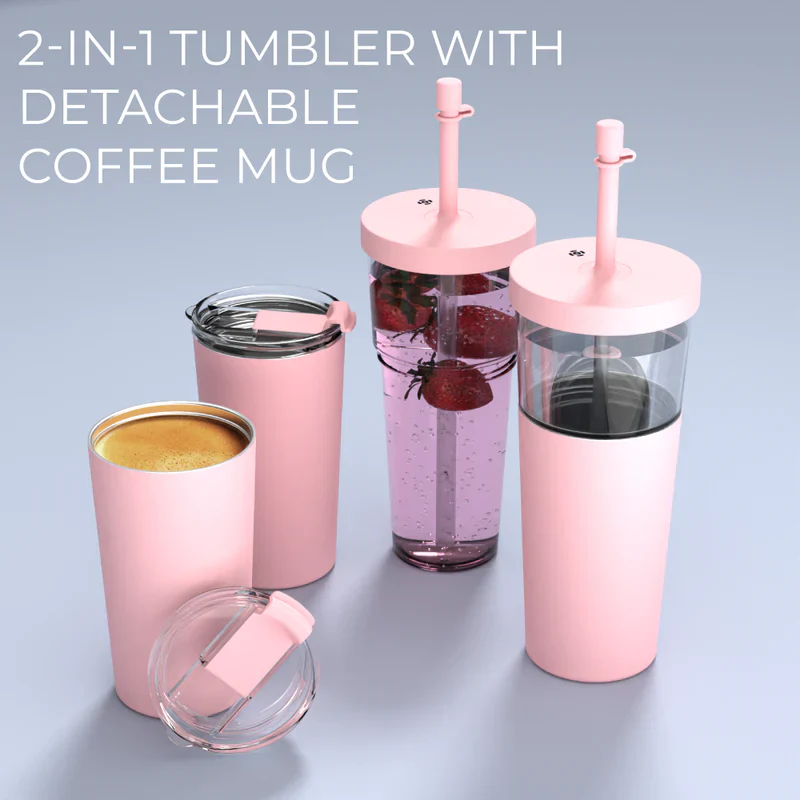 Asobu Pastel Pink Marina Tumbler - Image 4