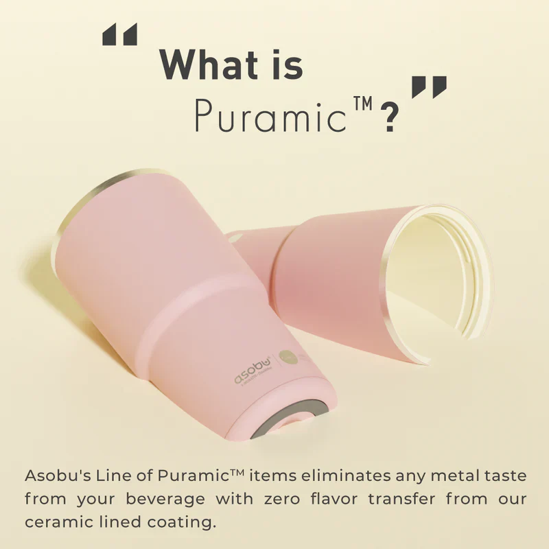 Asobu Pastel Pink Pick Me Up Travel Mug - Image 2