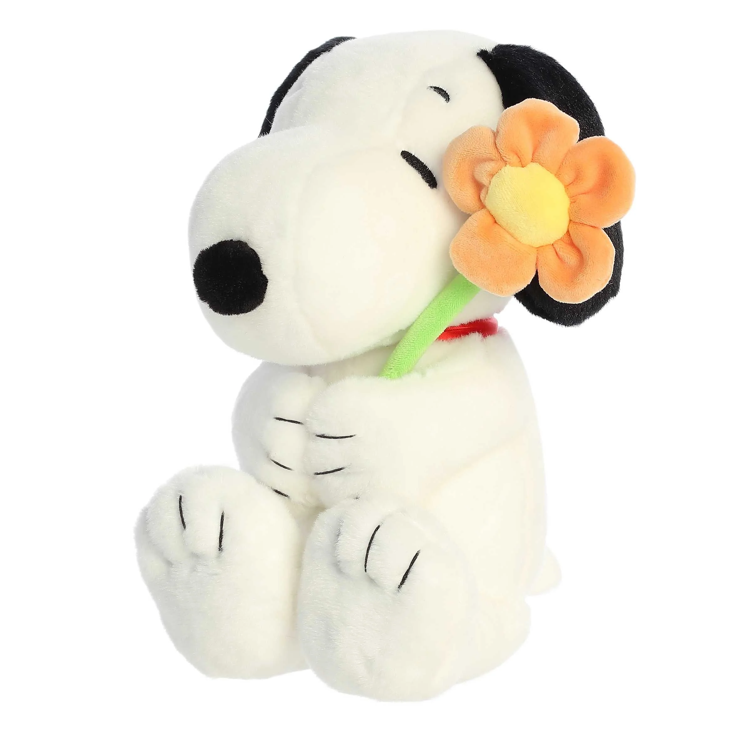 Aurora 11" Snoopy with Flower Plush Toy
