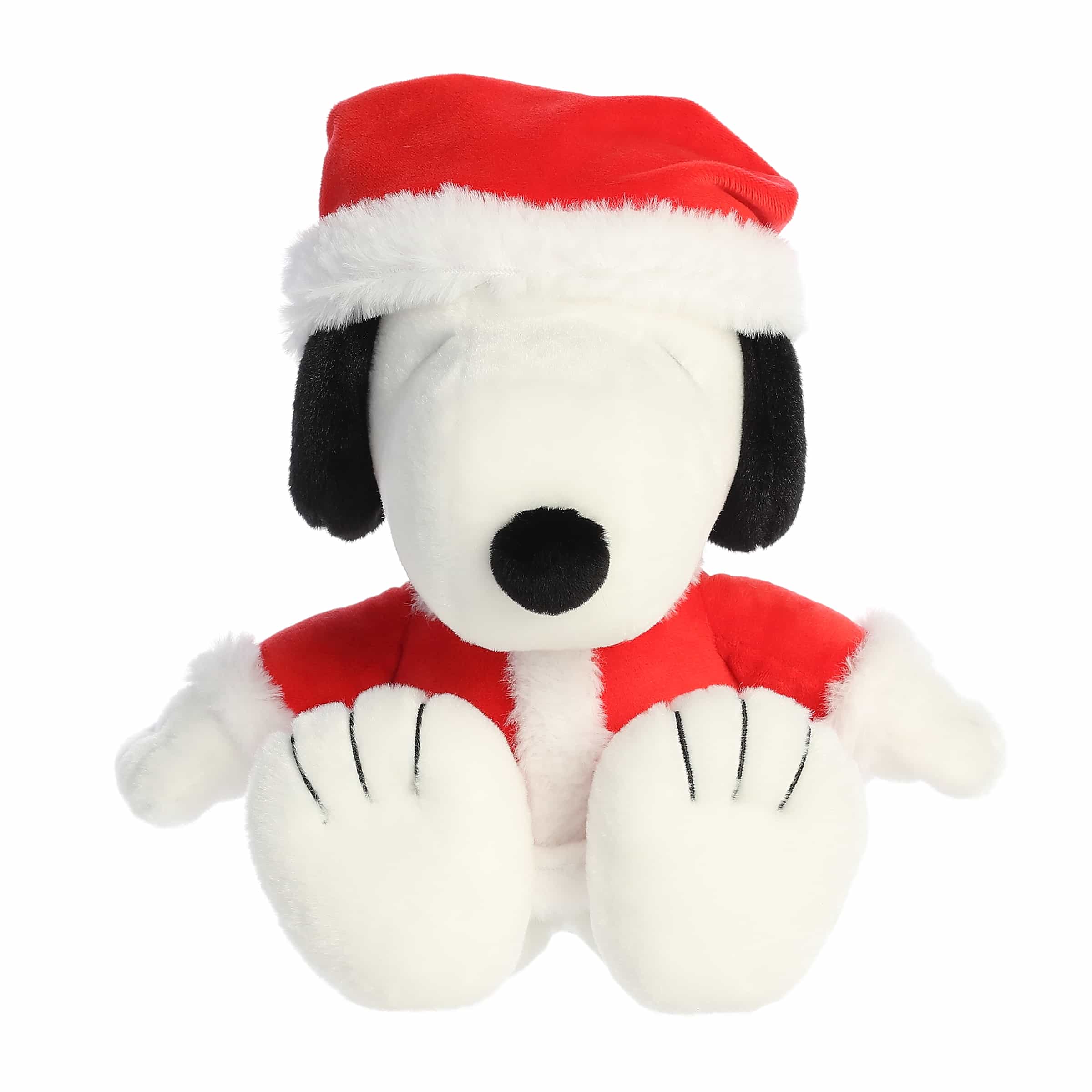 Aurora Peanut Santa Snoopy 12" Plush Toy - Image 2
