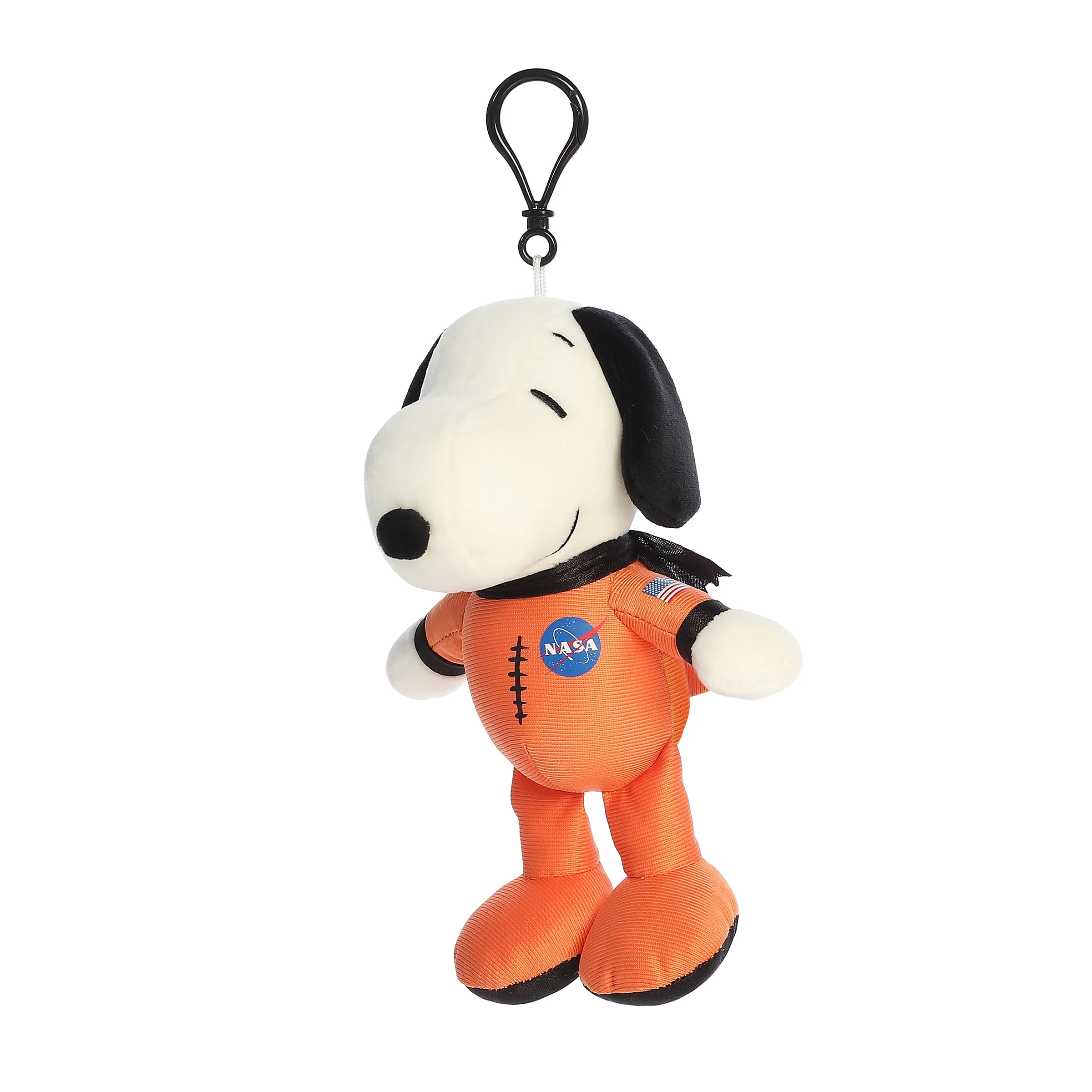 Aurora Peanuts 7" Spacesuit Snoopy Clip-On Plush Toy