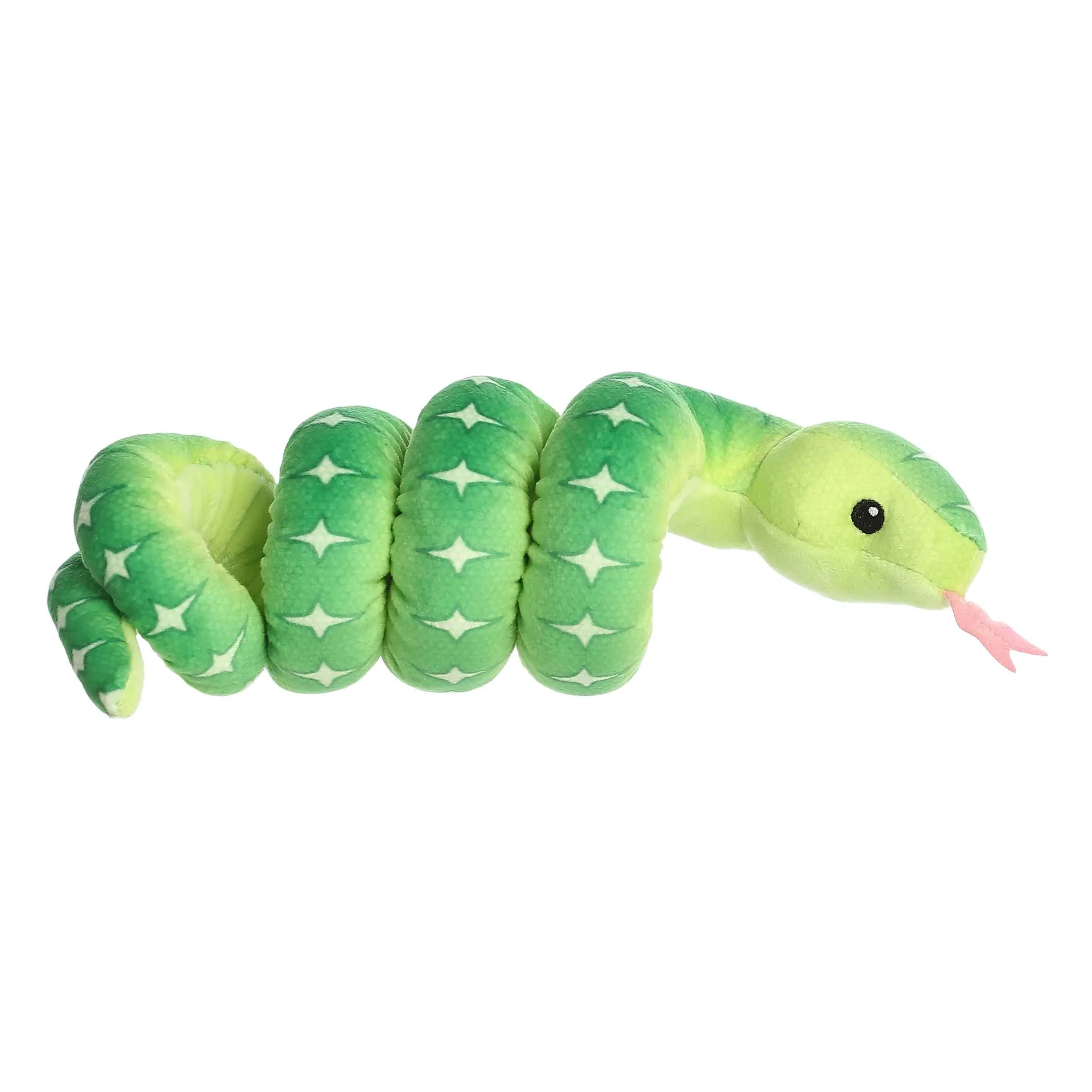 Aurora Snake Wrist Wranglers Emerald Tree Boa Plush Toy - Image 3