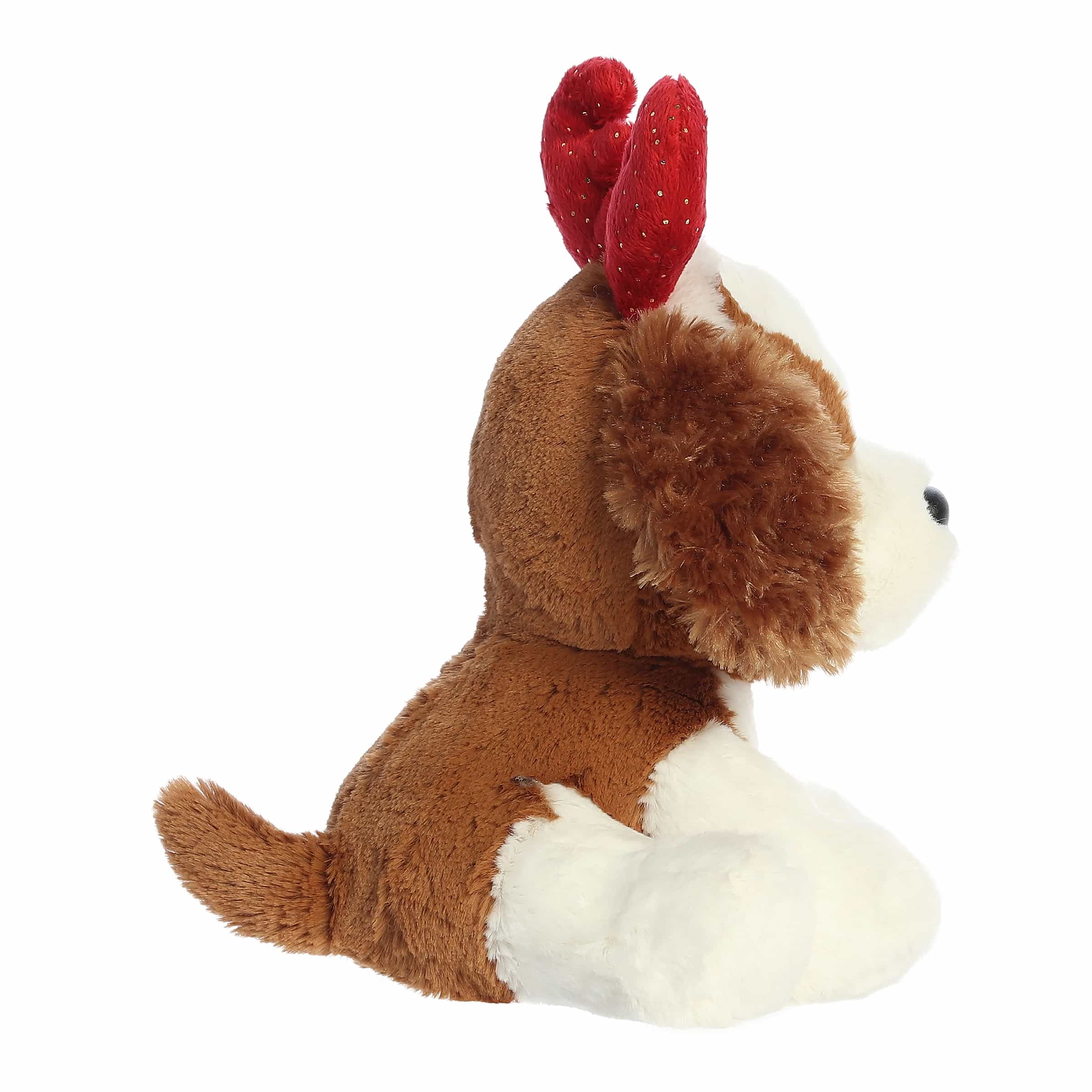 Aurora Holiday Cheer 8.5" Spencer Spaniel Plush Toy - Image 4