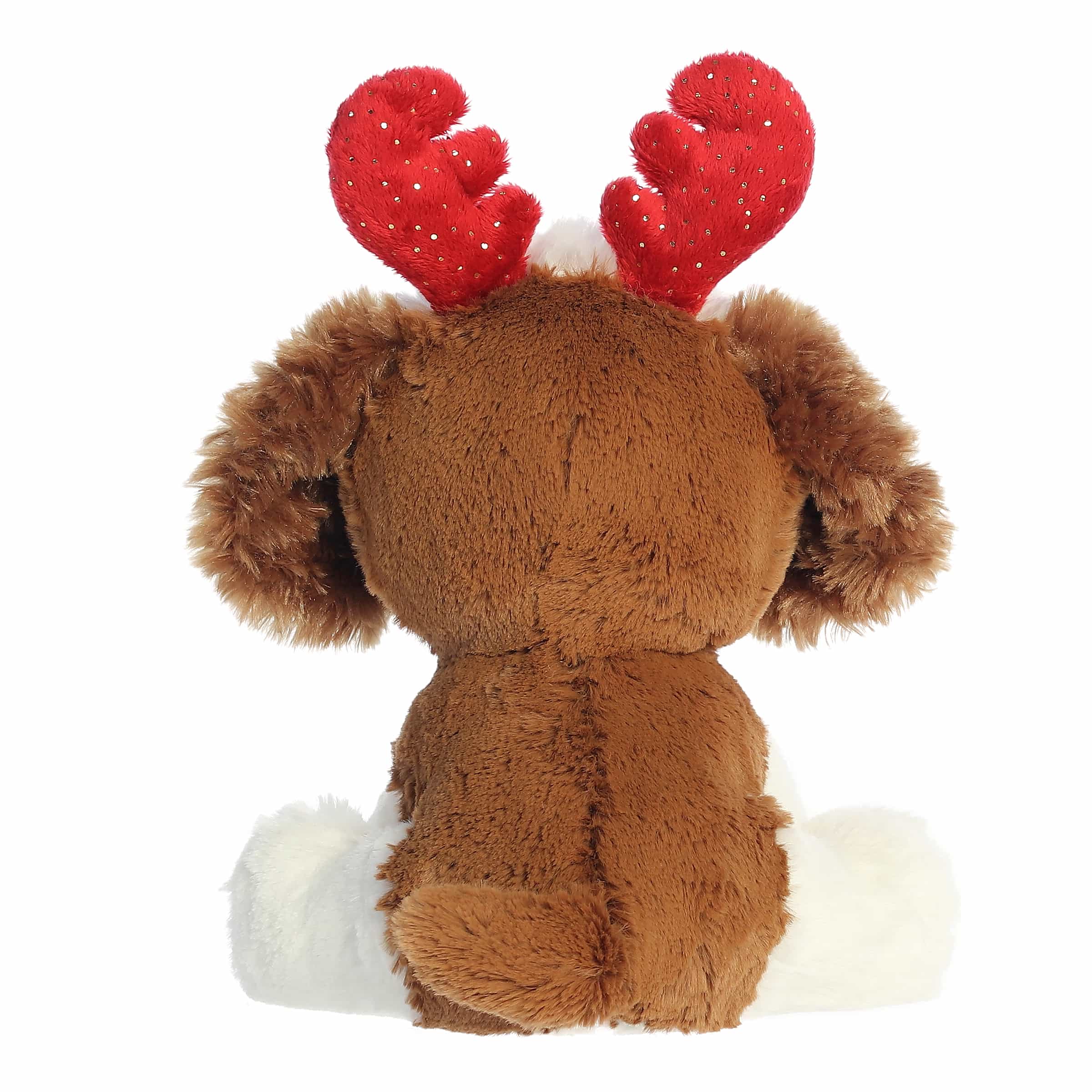 Aurora Holiday Cheer 8.5" Spencer Spaniel Plush Toy - Image 5